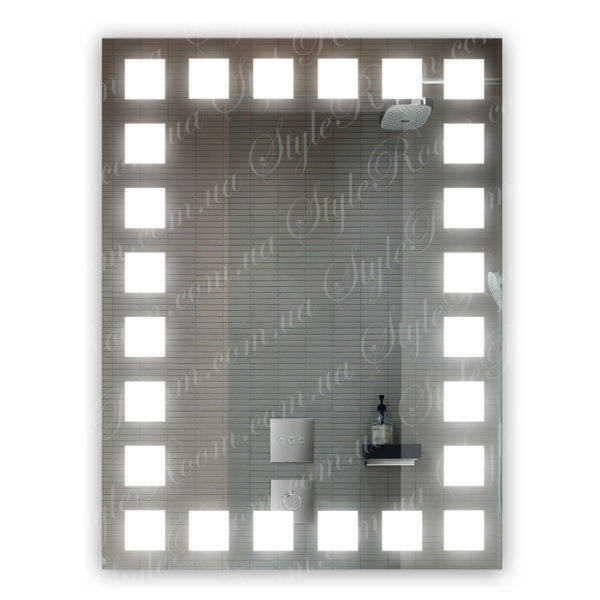 Зеркало с Led подсветкой D9 (600×800мм)