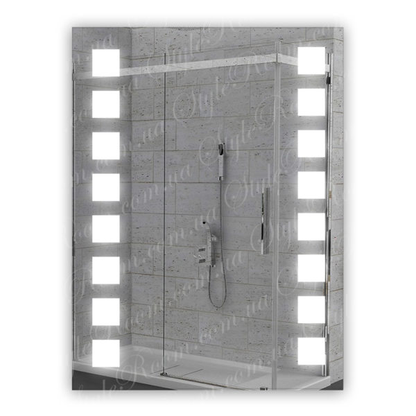 Зеркало с Led подсветкой D26 (600×800мм)