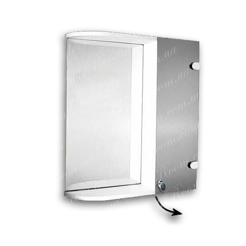 Зеркальный шкаф для ванной Ш844 (535×640мм)