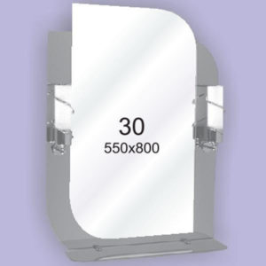 Зеркало для ванной комнаты F30 (550х800мм)
