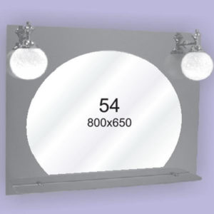 Зеркало для ванной комнаты F54 (800х650мм)