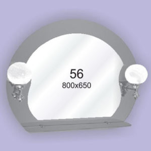 Зеркало для ванной комнаты F56 (800х650мм)