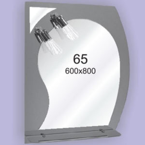 Зеркало для ванной комнаты F65 (600х800мм)