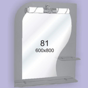 Зеркало для ванной комнаты F81 (600х800мм)